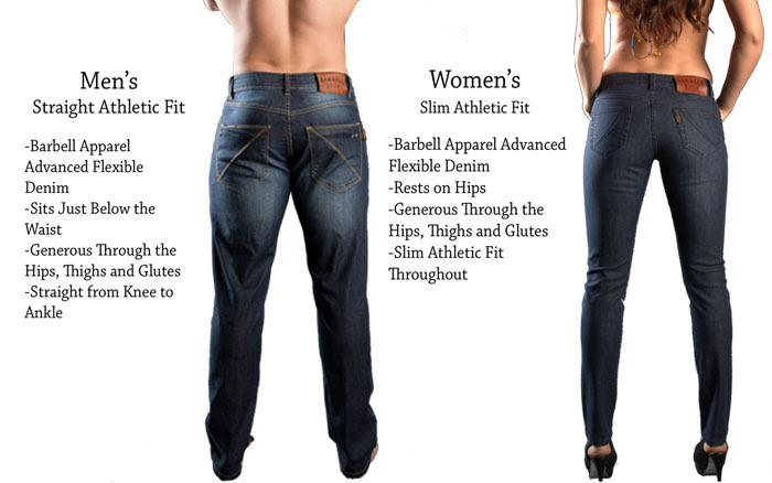 jeans for muscular legs and small waist